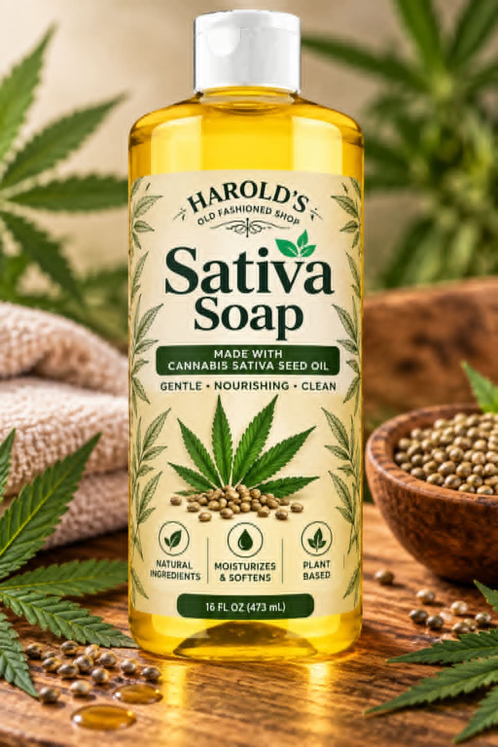 Sativa Soap 32oz - Lavender Scented